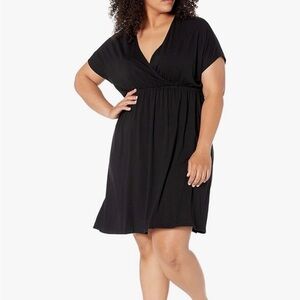 Amazon Essentials Women's Black Midi Dress